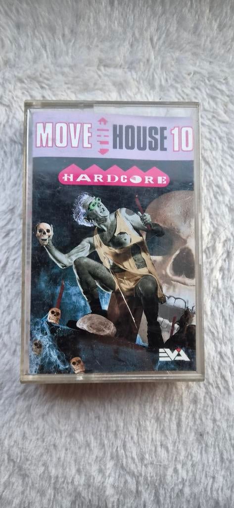 Move The House 10 Hardcore Cassette Thunderdome, Cd's en Dvd's, Cassettebandjes, Gebruikt, 1 bandje, Dance, Ophalen of Verzenden