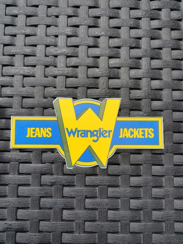 Wrangler Jeans Jackets Sticker - Vintage, Verzenden, Nieuw, Merk