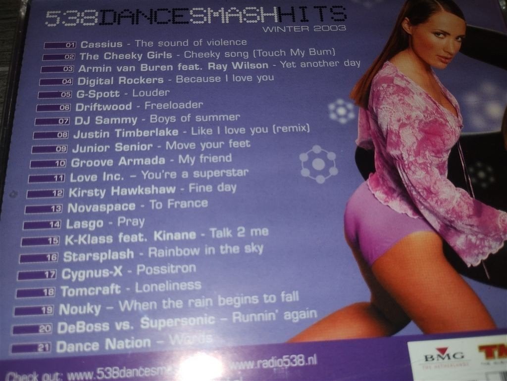 538 Dance Smash Hits Winter 2003, Cd's en Dvd's, Cd's | Verzamelalbums, Ophalen of Verzenden, Zo goed als nieuw