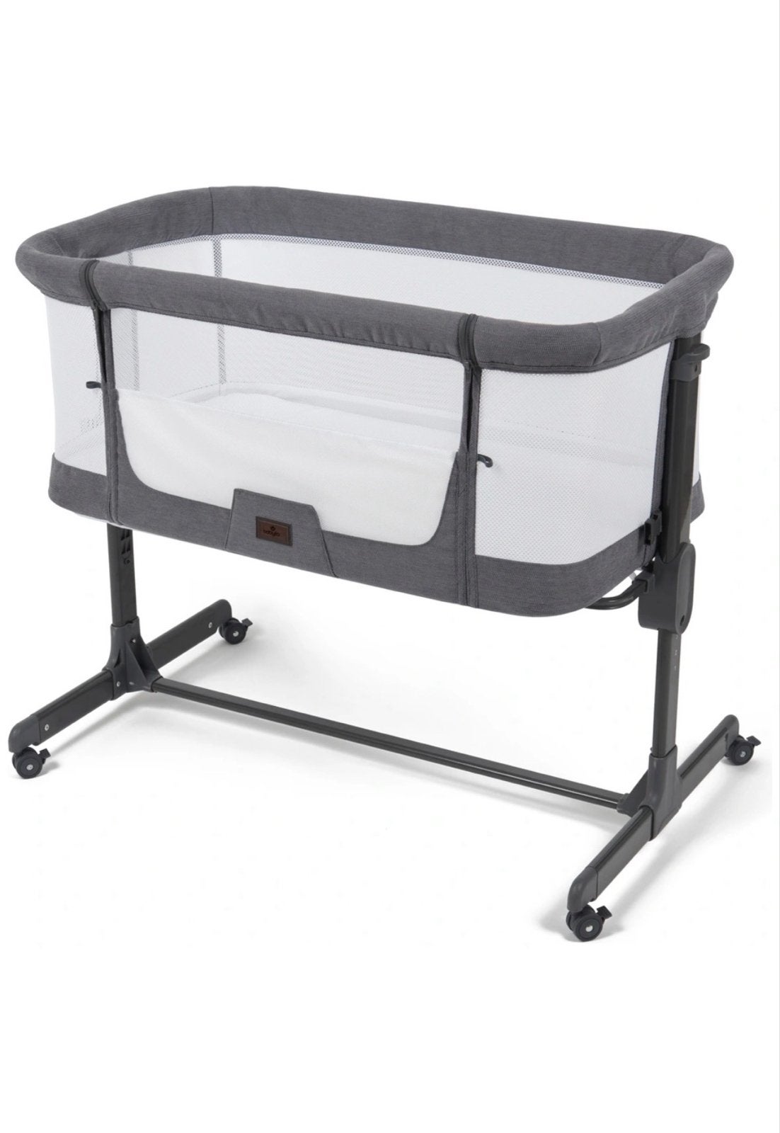 Babylo Co-Sleeper Aurora Wiegje grijs zo goed als nieuw, Kinderen en Baby's, Ophalen, Zo goed als nieuw, Wieg