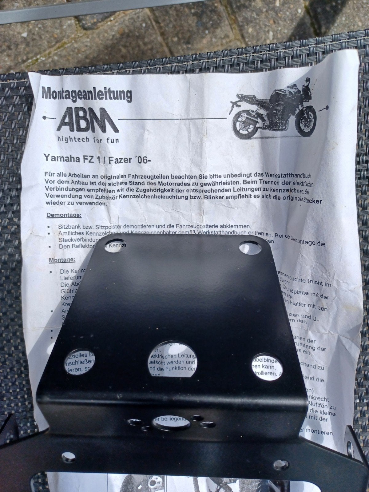 Voor yamaha kentekenhouder, Motoren, Ophalen of Verzenden, Nieuw