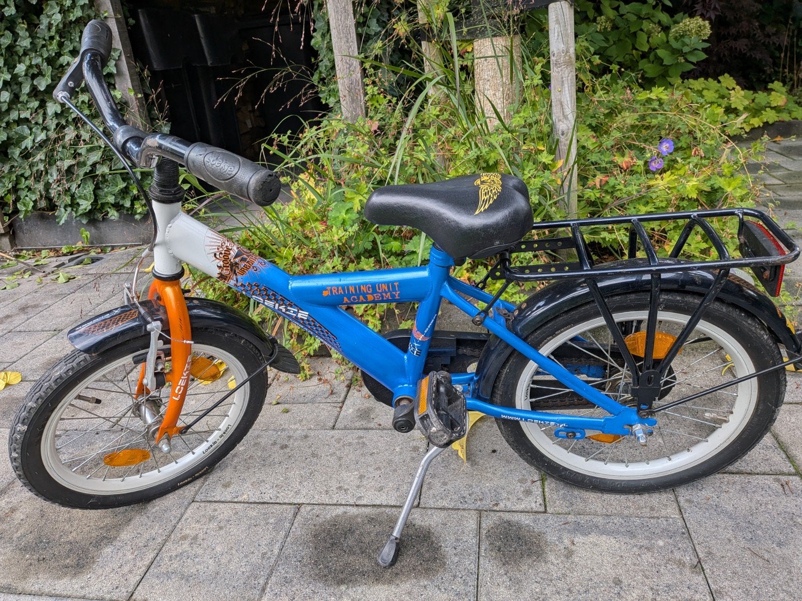 Loekie Urban Heroes kinderfiets 16 inch, Ophalen, Terugtraprem, Loekie, 16 tot 20 inch