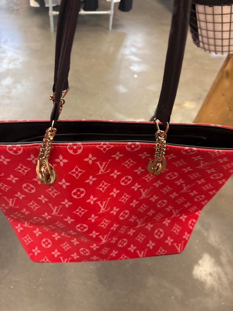Mooie rode Louis Vuitton tas in goede staat, Sieraden, Tassen en Uiterlijk, Ophalen of Verzenden, Gebruikt, Rood, Handtas