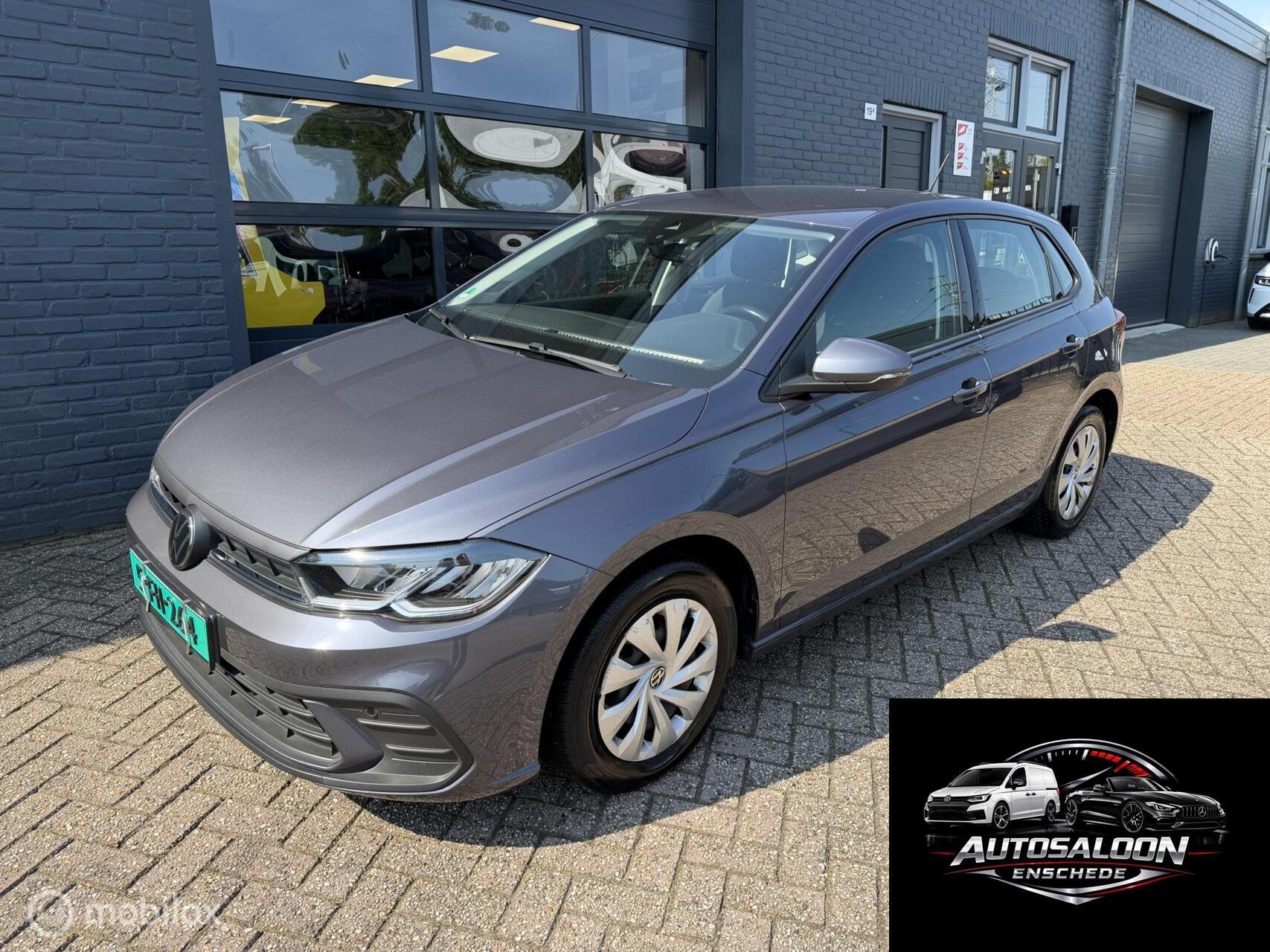 Volkswagen Polo 1.0 TSI DSG Life 03-2023 Airco Navi PDC, Stof, Gebruikt, Zwart, 95 pk