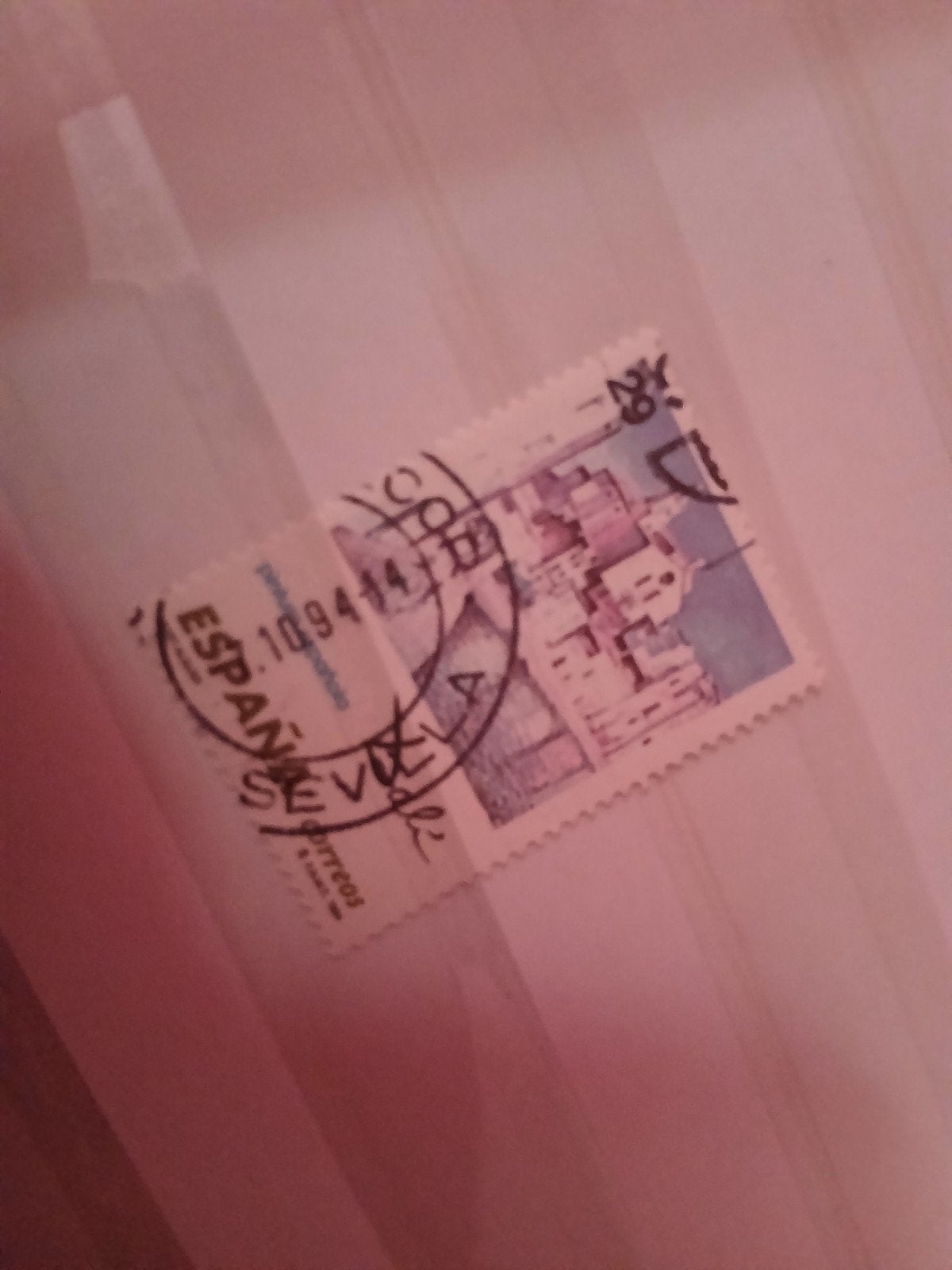 Gestempelde Spaanse postzegel - Sevilla, Ophalen of Verzenden, Gestempeld