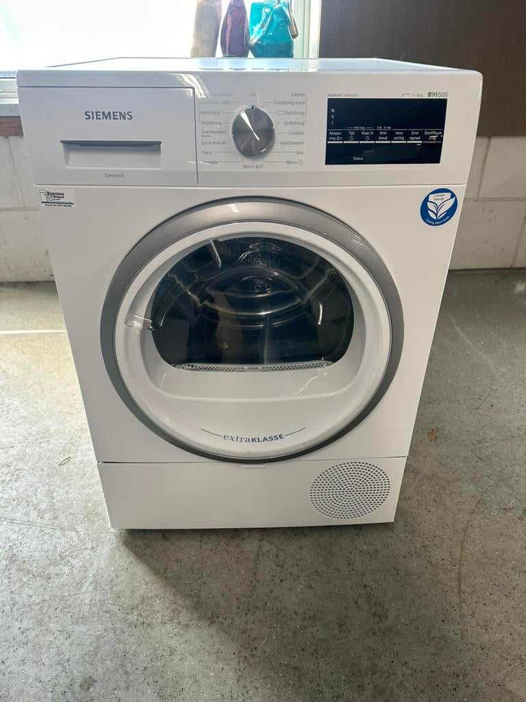 Nette Siemens iQ500 warmtepomp droger 8Kg A+++ Garantie, Minder dan 85 cm, Overige typen, 8 tot 10 kg, Ophalen of Verzenden