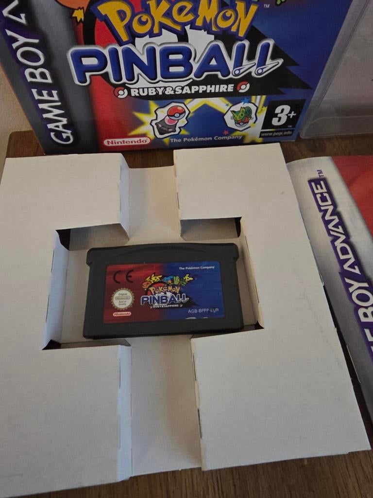 Pokemon Pinball Ruby & Sapphire (Compleet) GBA, Nintendo, Puzzel en Educatief, 1 speler, Zo goed als nieuw
