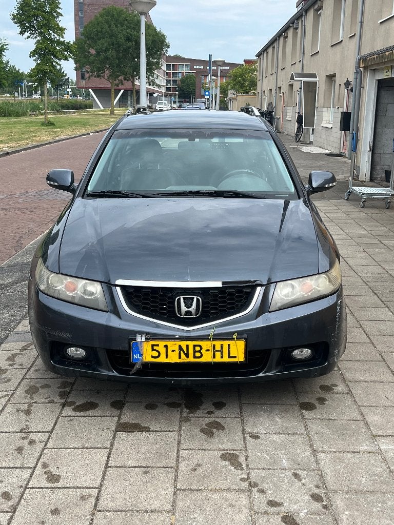 Honda Accord 2.0 I Tourer 2003 Grijs, Voorwielaandrijving, 1998 cc, 4 cilinders, Origineel Nederlands