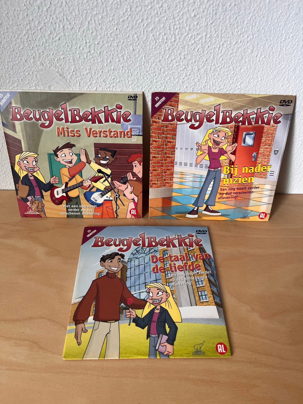 Beugelbekkie DVD Box - Miss Verstand, Bij Nader Inzien, De T, Cd's en Dvd's, Gebruikt, Animatie, Alle leeftijden, Tv-serie