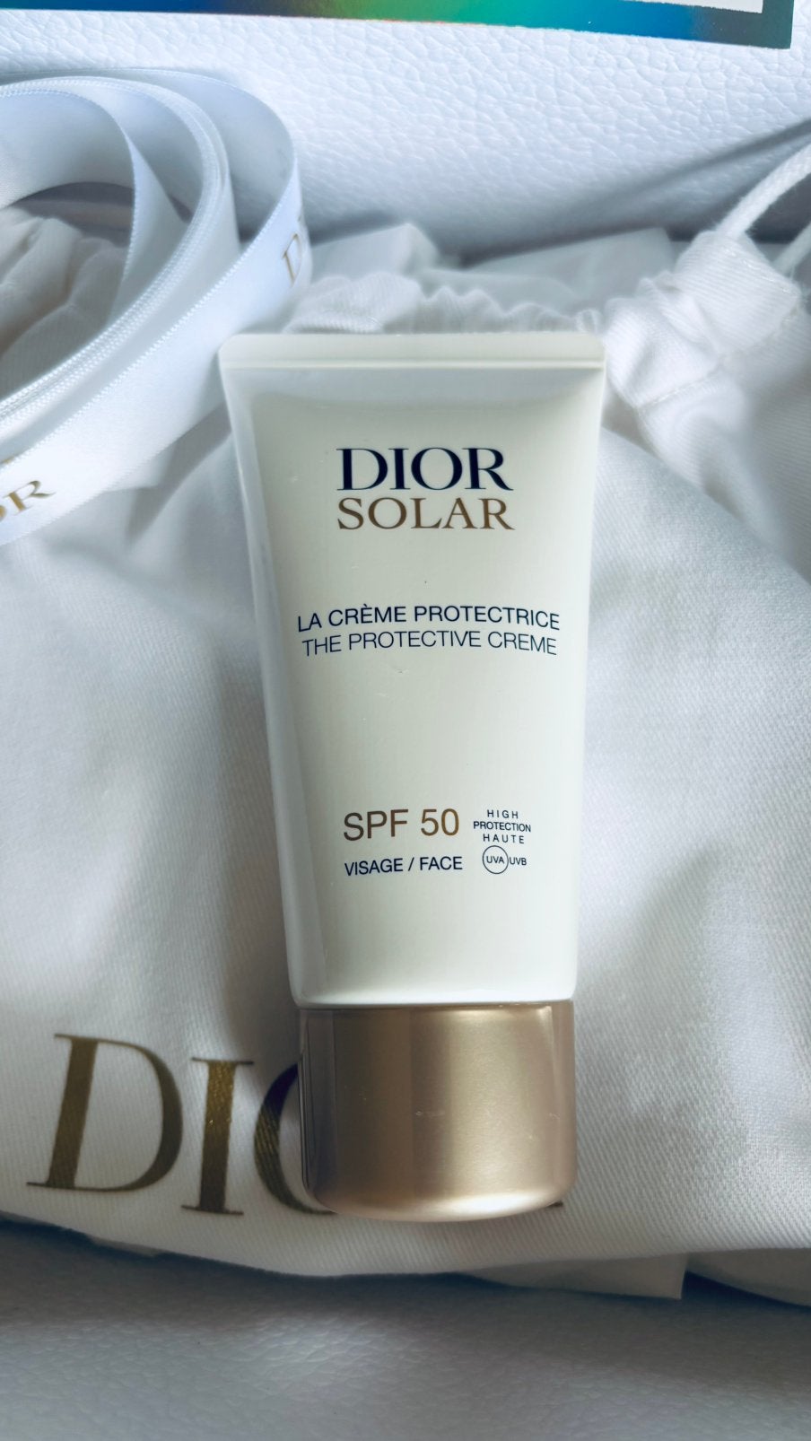 Dior Solar gezichtscrème SPF50 met dustbag Nieuw, Sieraden, Tassen en Uiterlijk, Uiterlijk | Gezichtsverzorging, Verzenden, Nieuw