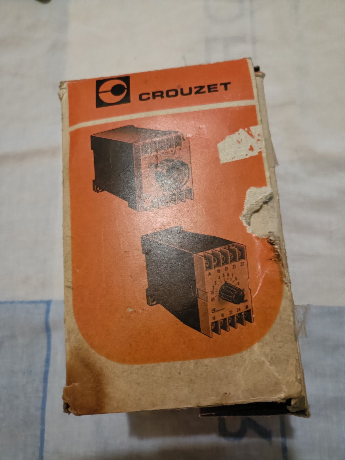 Crouzet 88276.0_60 Tijdrelais NOS 220V/60h, jr70, Space Age, Ophalen of Verzenden