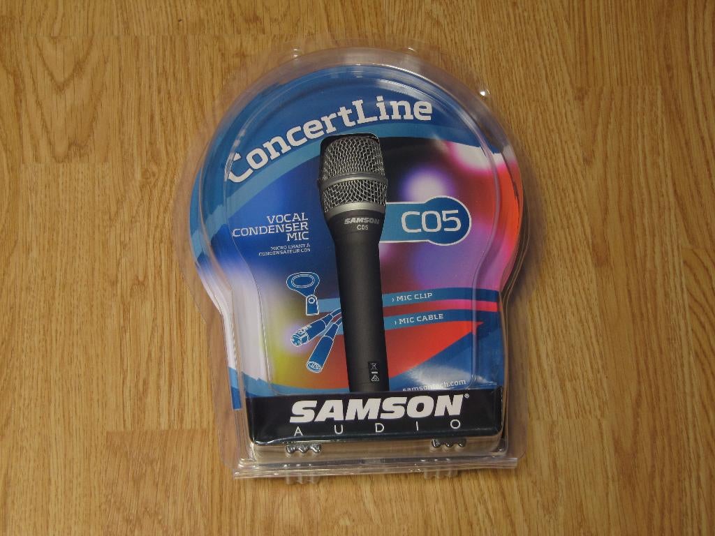 Nieuwe Samson C05 condensatormicrofoon met kabel., Ophalen, Nieuw, Zangmicrofoon