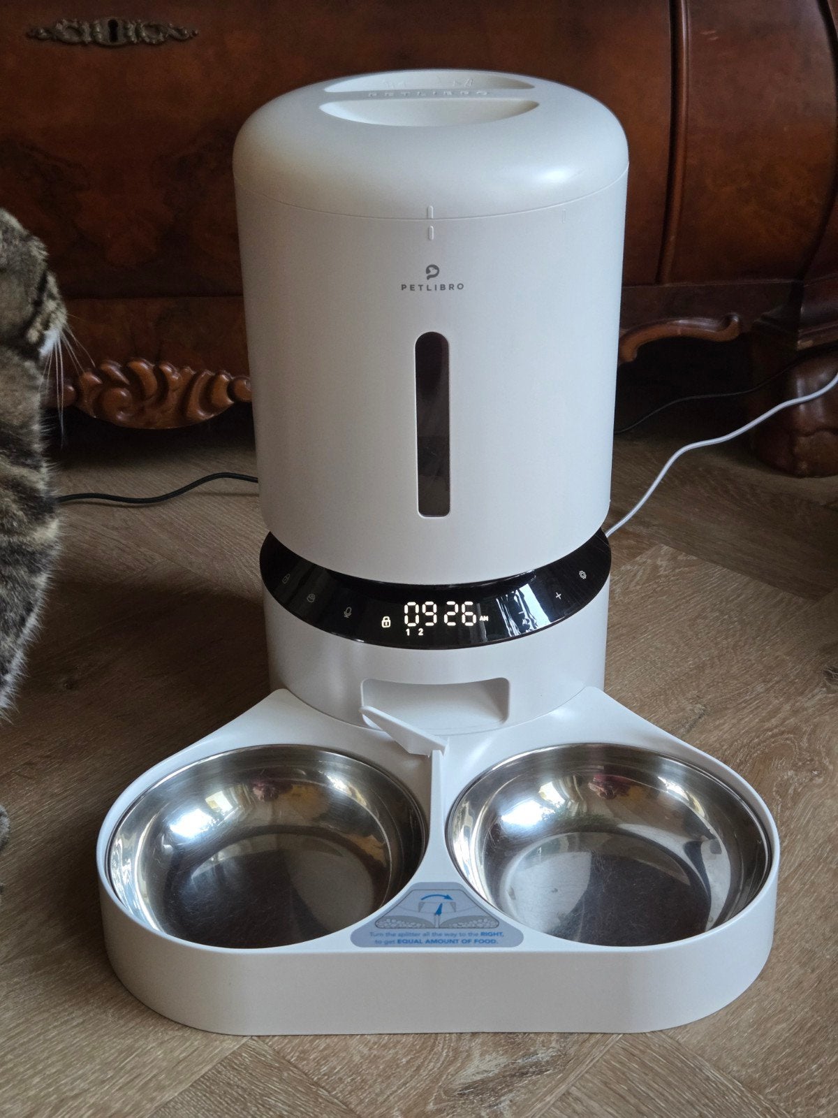 Petlibro dual cat feeder, Dieren en Toebehoren, Ophalen of Verzenden, Automatisch, Zo goed als nieuw
