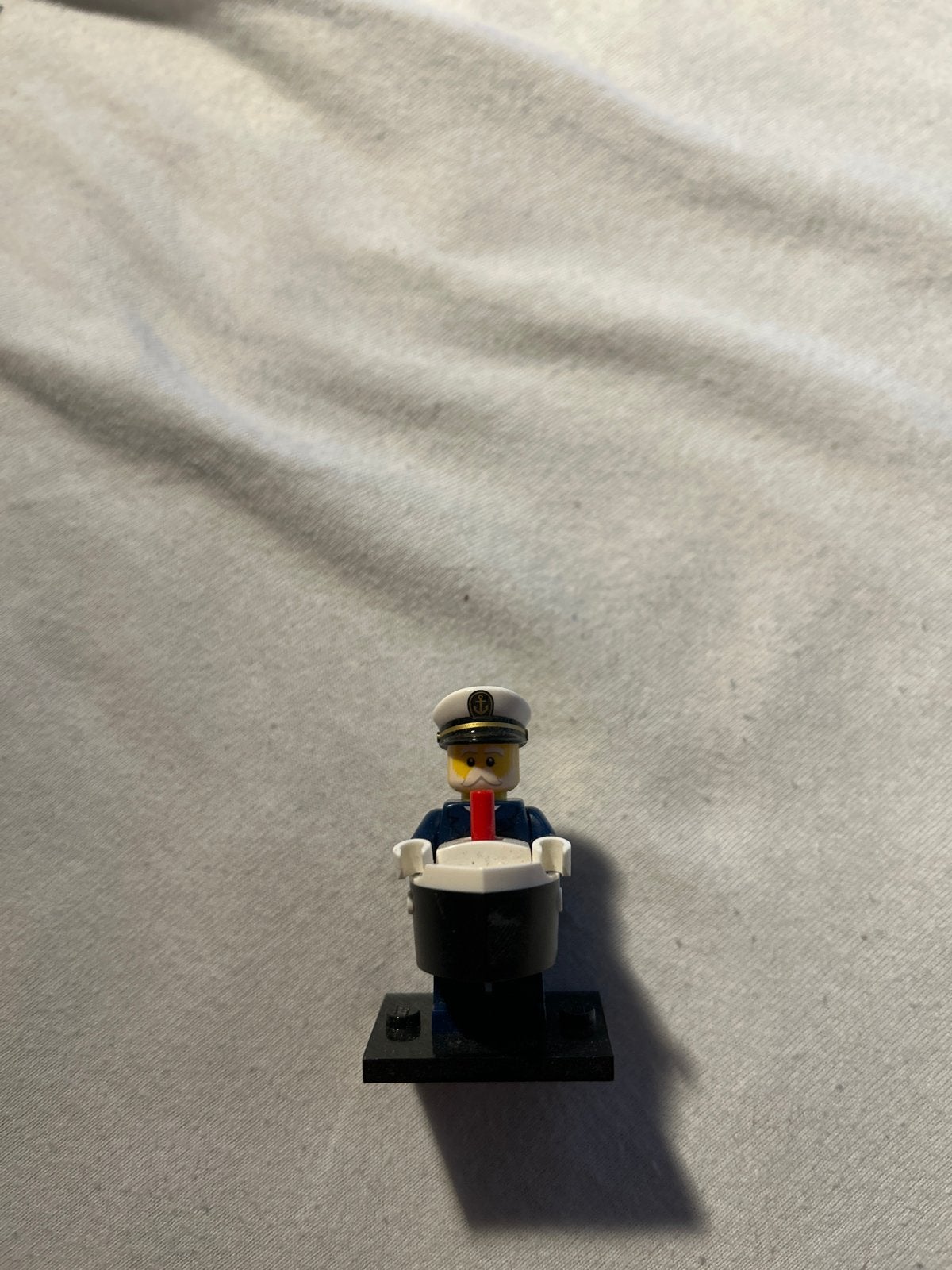 Lego Minifiguur Kapitein met Stuurwiel, Ophalen of Verzenden, Zo goed als nieuw, Overige merken