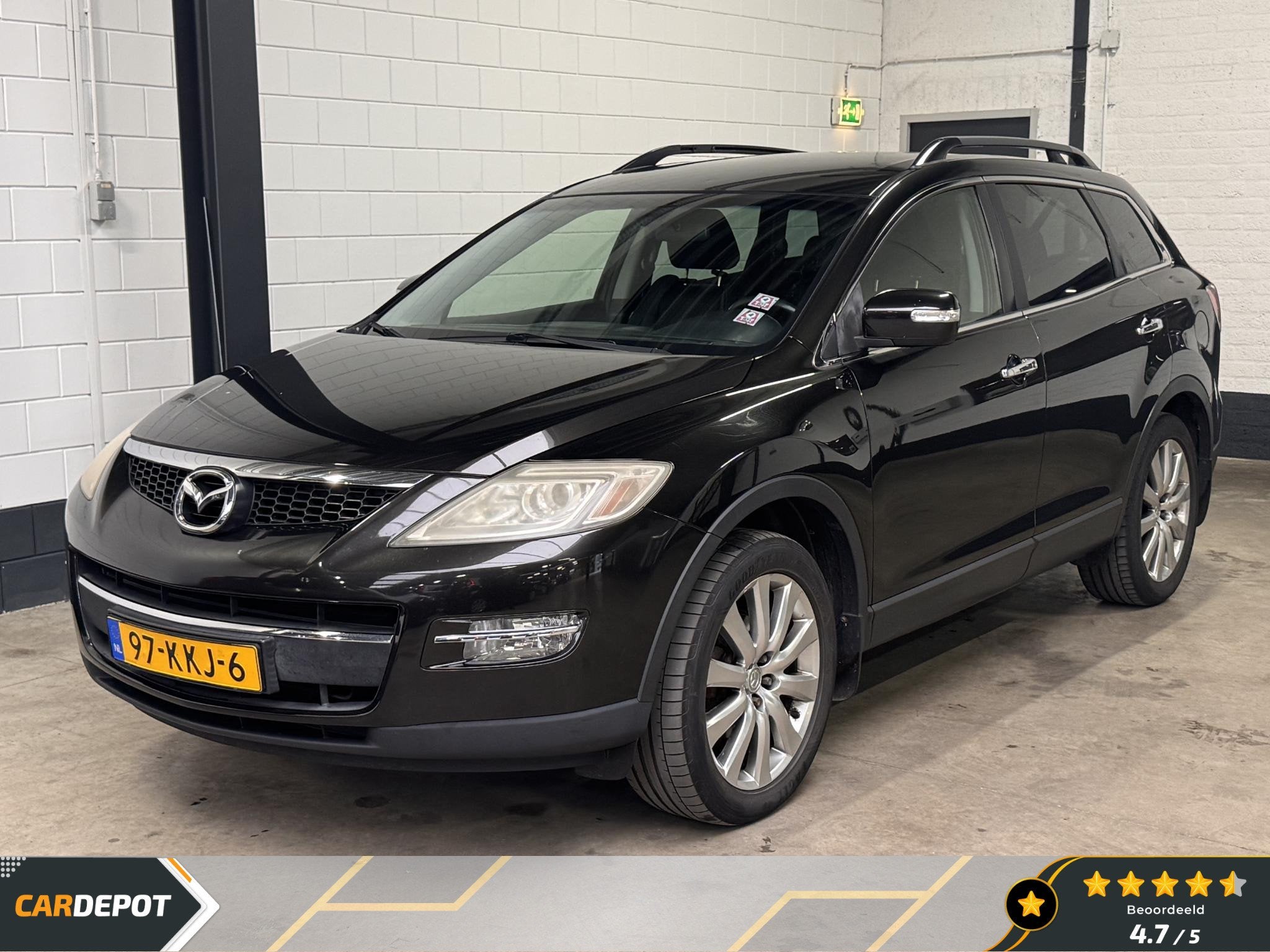 Mazda CX-9 3.7 GT-L 7 persoons, Auto's, Automaat, Gebruikt, Zwart, 7 stoelen