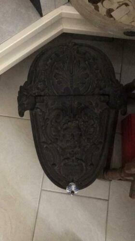 Antiek antieke doofpot Ardennen Louvre gietijzer € 200,00, Antiek en Kunst, Ophalen
