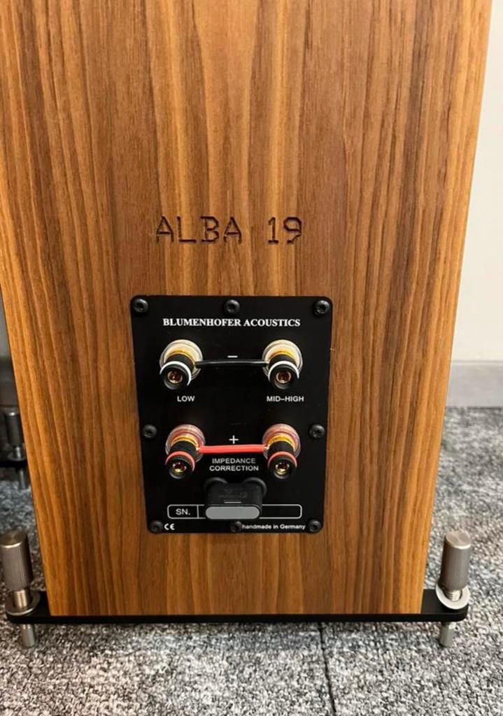 Blumenhofer prototype luidsprekers, Nieuw, Info@mister-hifi.nl, 120 watt of meer, Front, Rear of Stereo speakers