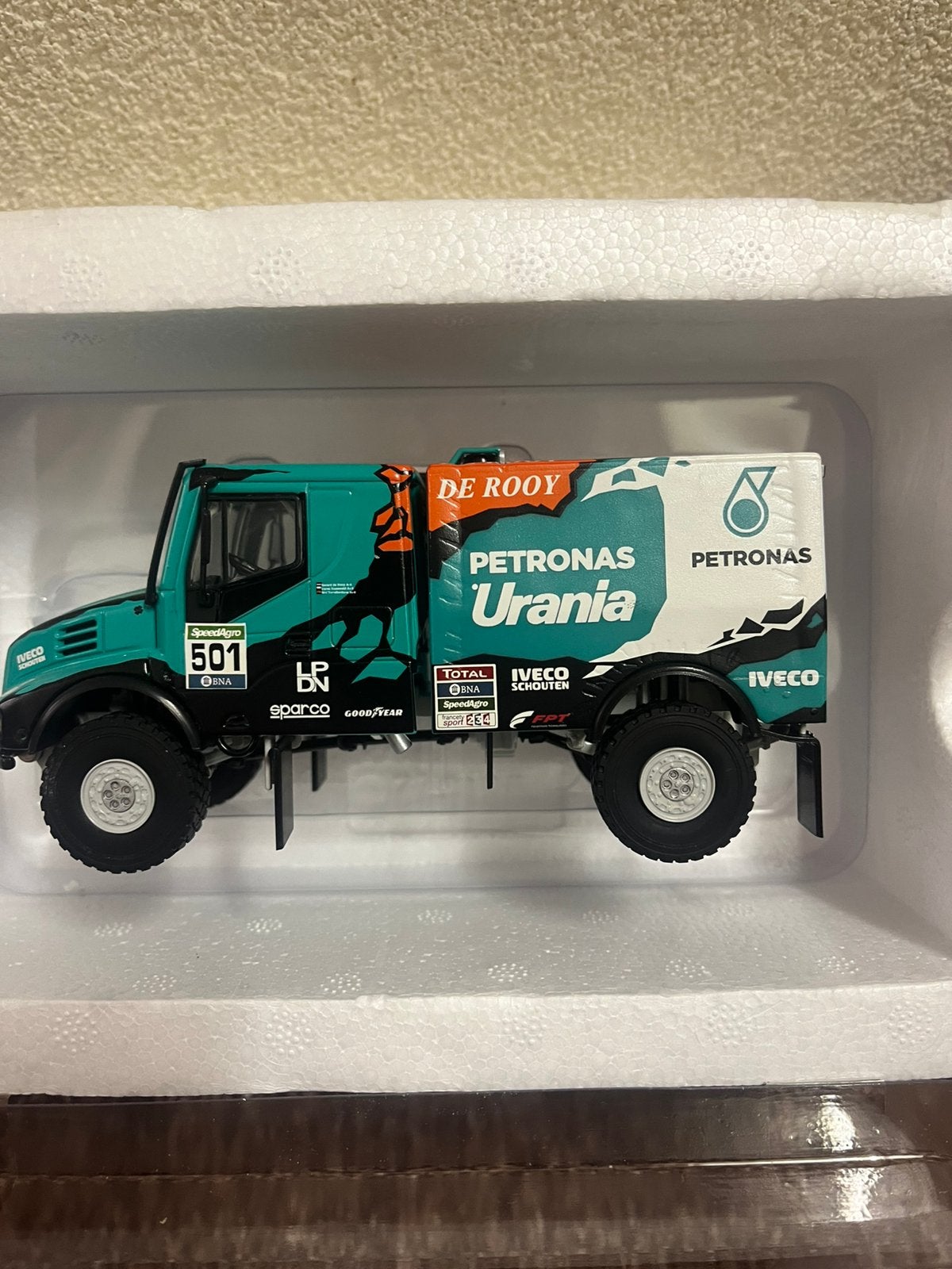 Dakar Iveco Powerstar G.de Rooy/Team de Rooy nr.501 2016!!, Ophalen of Verzenden, Zo goed als nieuw, Bus of Vrachtwagen, Wsi