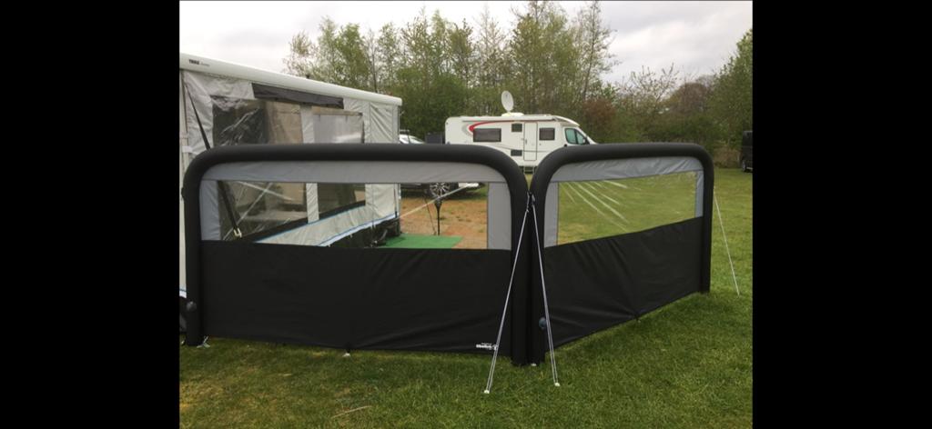Obelink Easy Air opblaasbaar Windscherm ZIP 480, Ophalen, Gebruikt