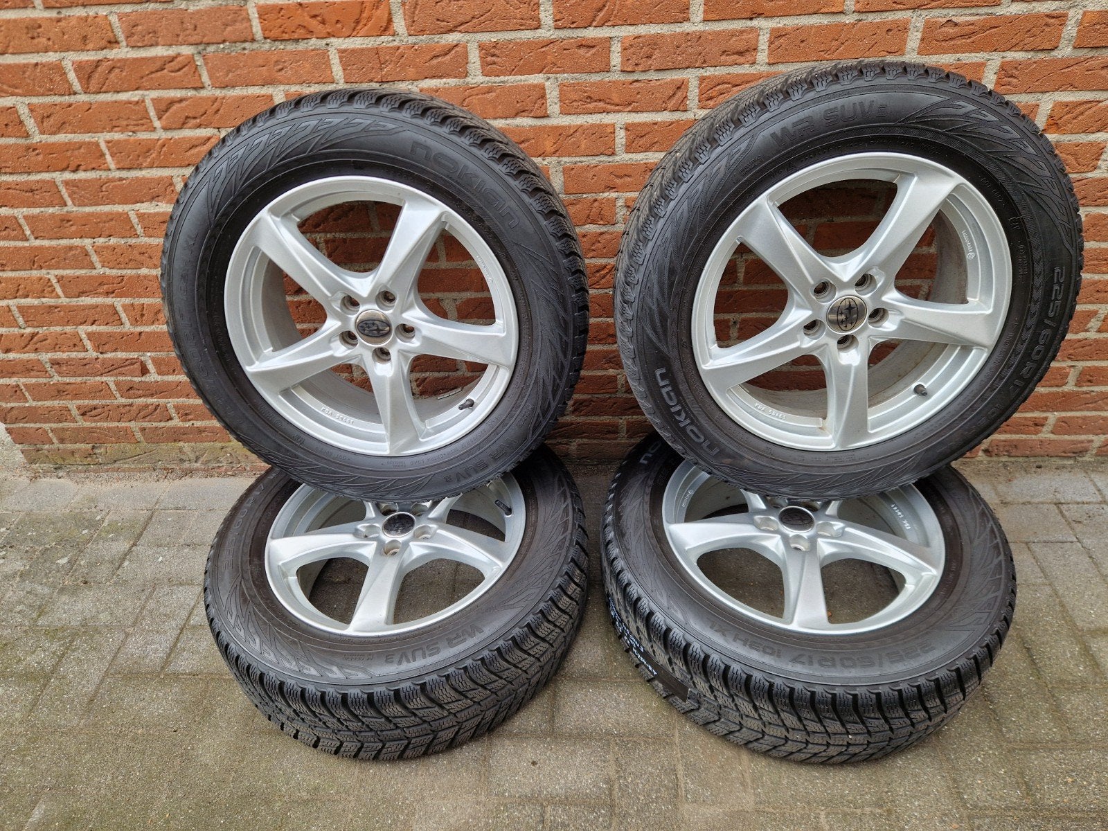 Winterwielen set Subaru Forester XV, Ophalen, Banden en Velgen, 17 inch, Winterbanden