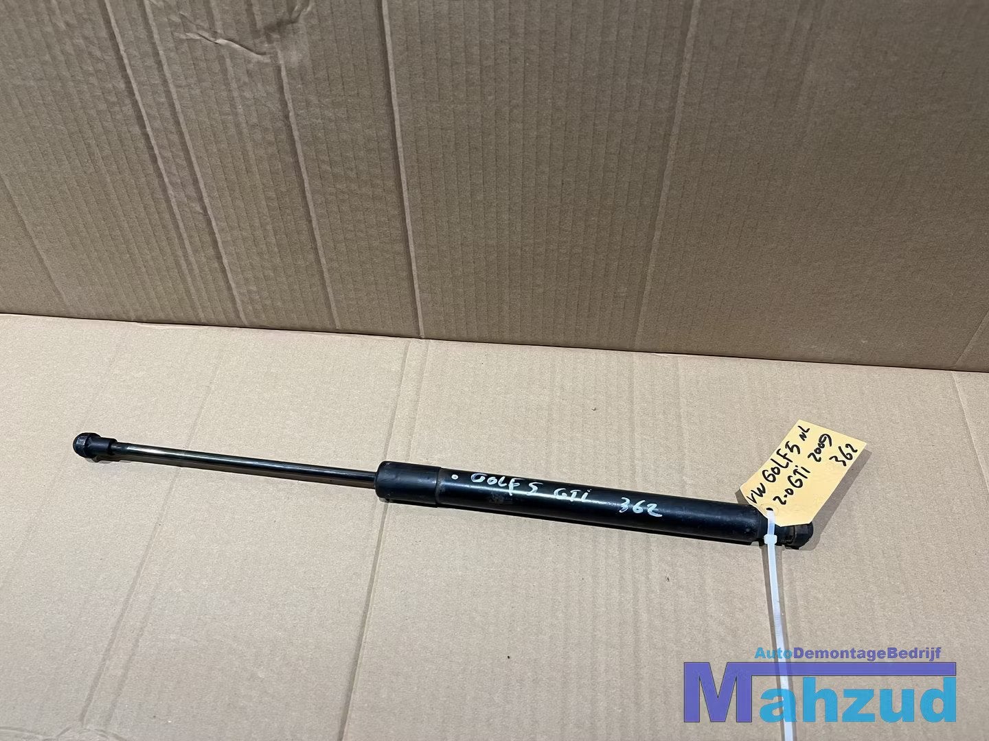 VW GOLF 5 Gasveer gasdemper achterklep 2003-2009, Gebruikt, Volkswagen, Volkswagen AG, Achter