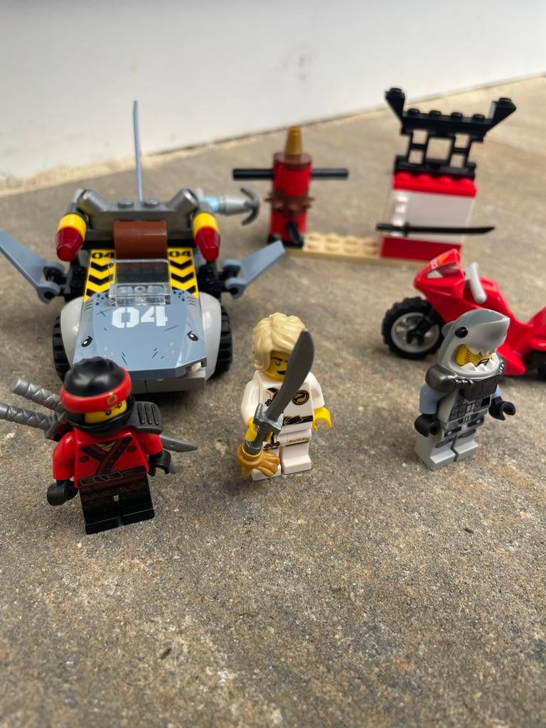 Lego Ninjago 10739 - Sky Shark - Compleet (geen doos/boekje), Lego, Ophalen of Verzenden, Zo goed als nieuw, Compleet