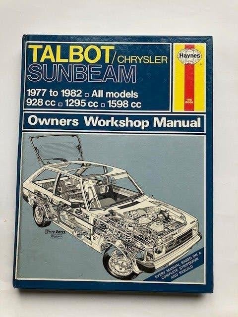 Autohandboek van Haynes Talbot/Chrysler/Sunbeam  1977 - 1982, Ophalen of Verzenden