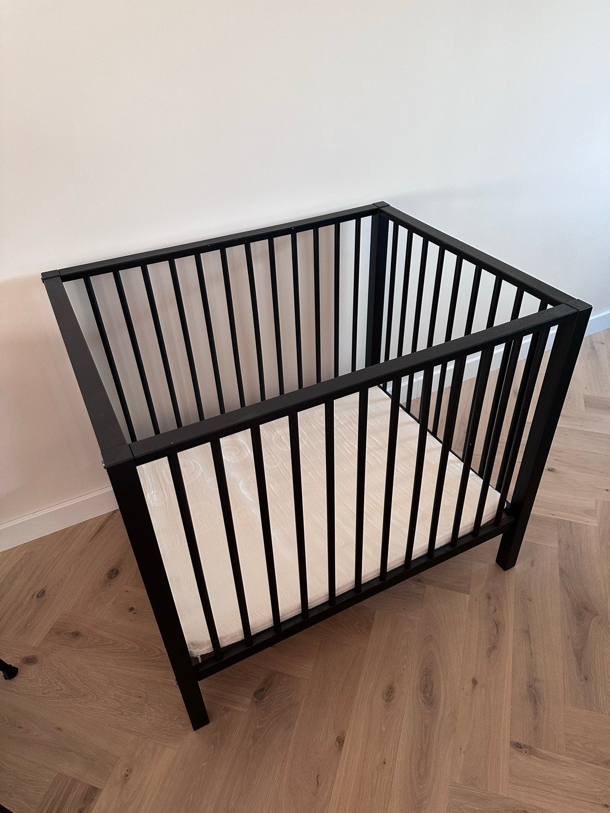 Baby Box Mat Zwart, Kinderen en Baby's, Boxen, Ophalen, Zo goed als nieuw, Rechthoekig, In hoogte verstelbaar