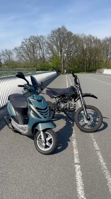 Pitbike 125 4t, Fietsen en Brommers, Scooters | Piaggio, Ophalen, Zo goed als nieuw, Benzine, Fly