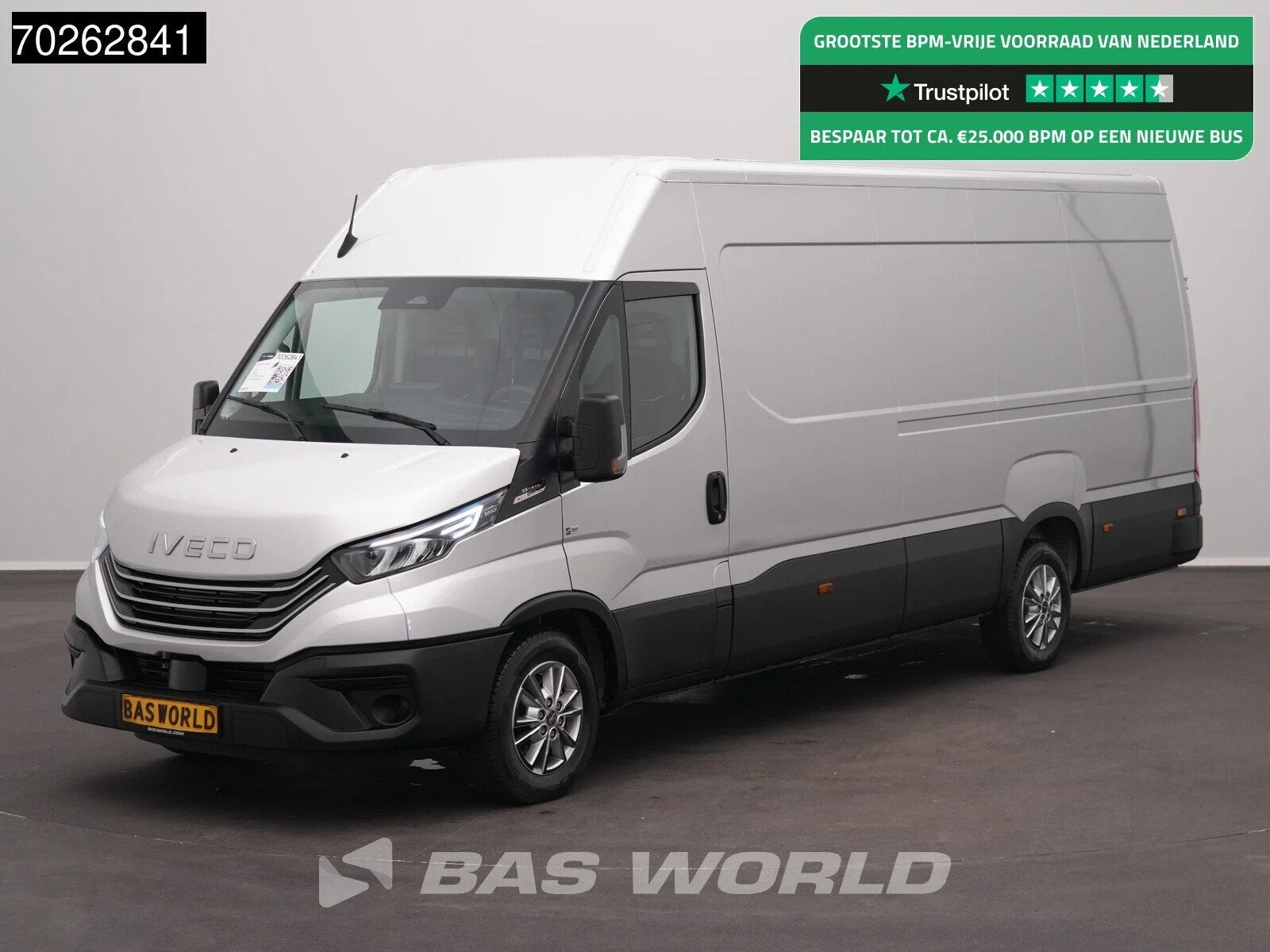Iveco Daily 35S21 BPM VRIJ! 3.0L Automaat 210PK L3H2 2025-Mo, Auto's, Bestelauto's, Automaat, Stof, Euro 6, 4 cilinders