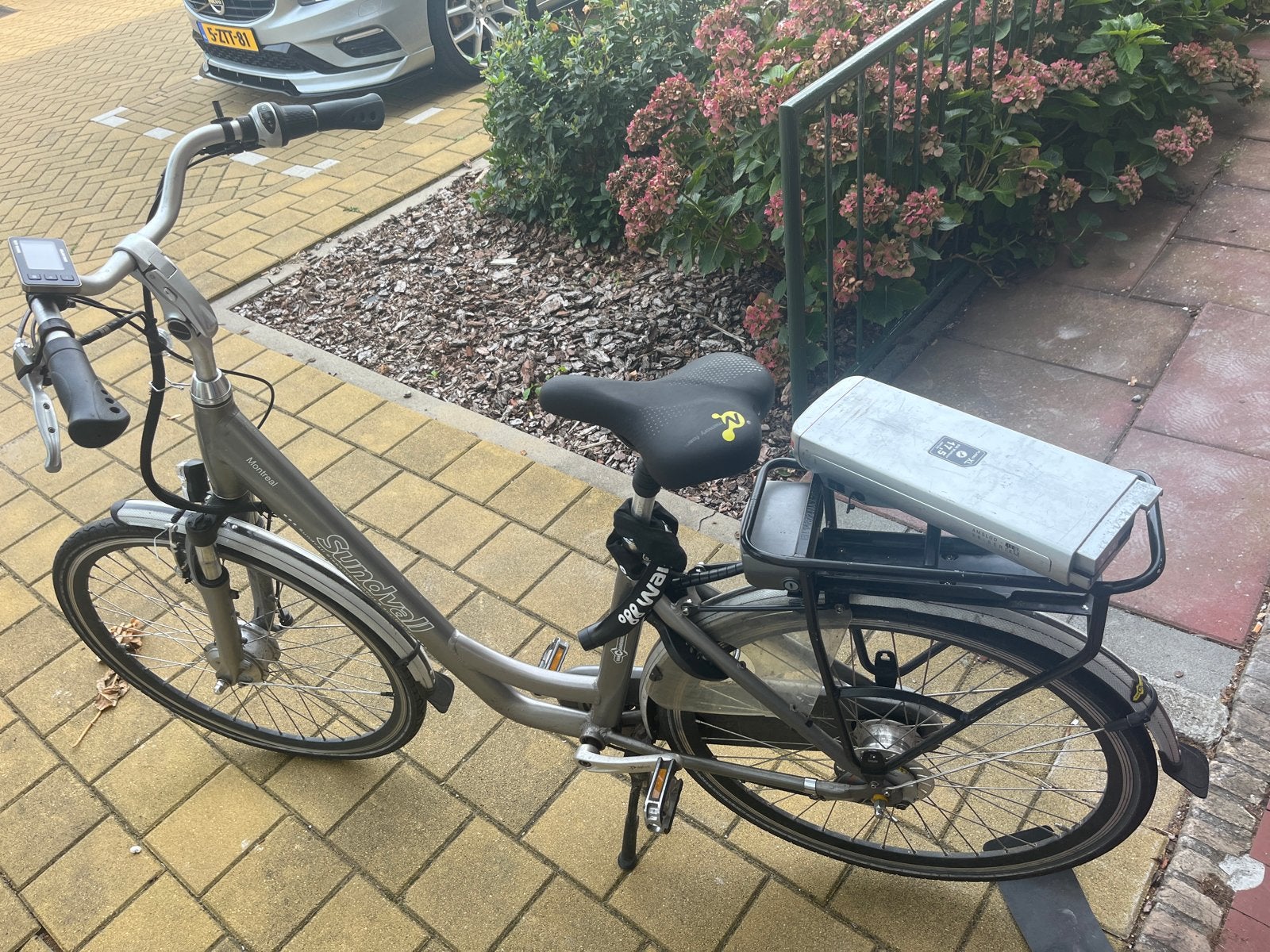 Sundvall elektrische fiets - GEEN ACCU, Gebruikt, 51 tot 55 cm, 30 tot 50 km per accu, Ophalen
