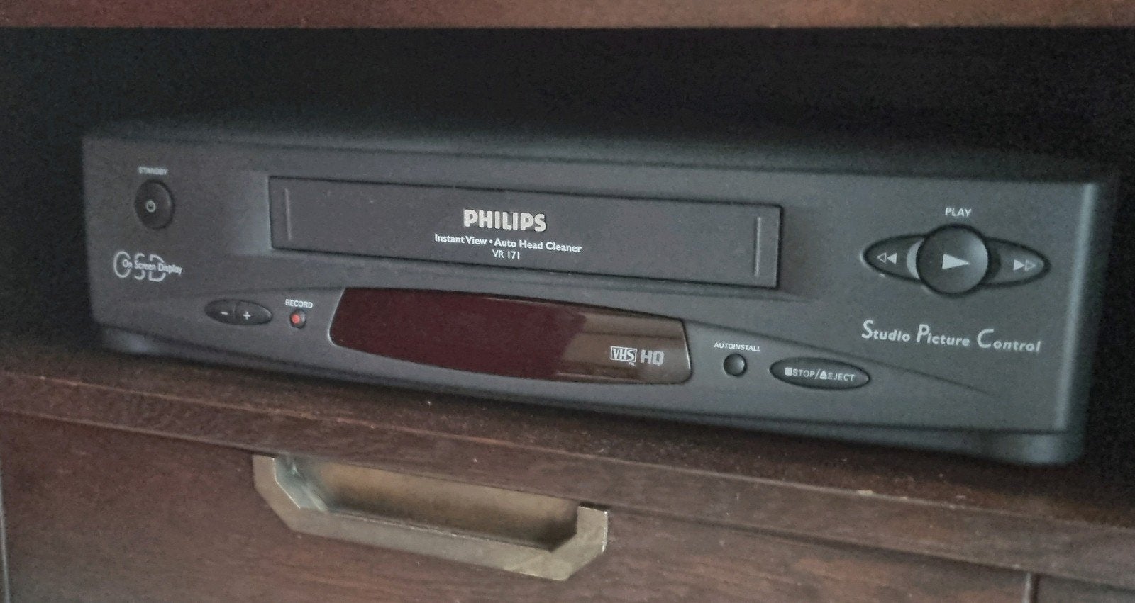 Philips VR 171 VHS-speler - Studio Picture Control, Ophalen, Gebruikt, VHS-speler of -recorder