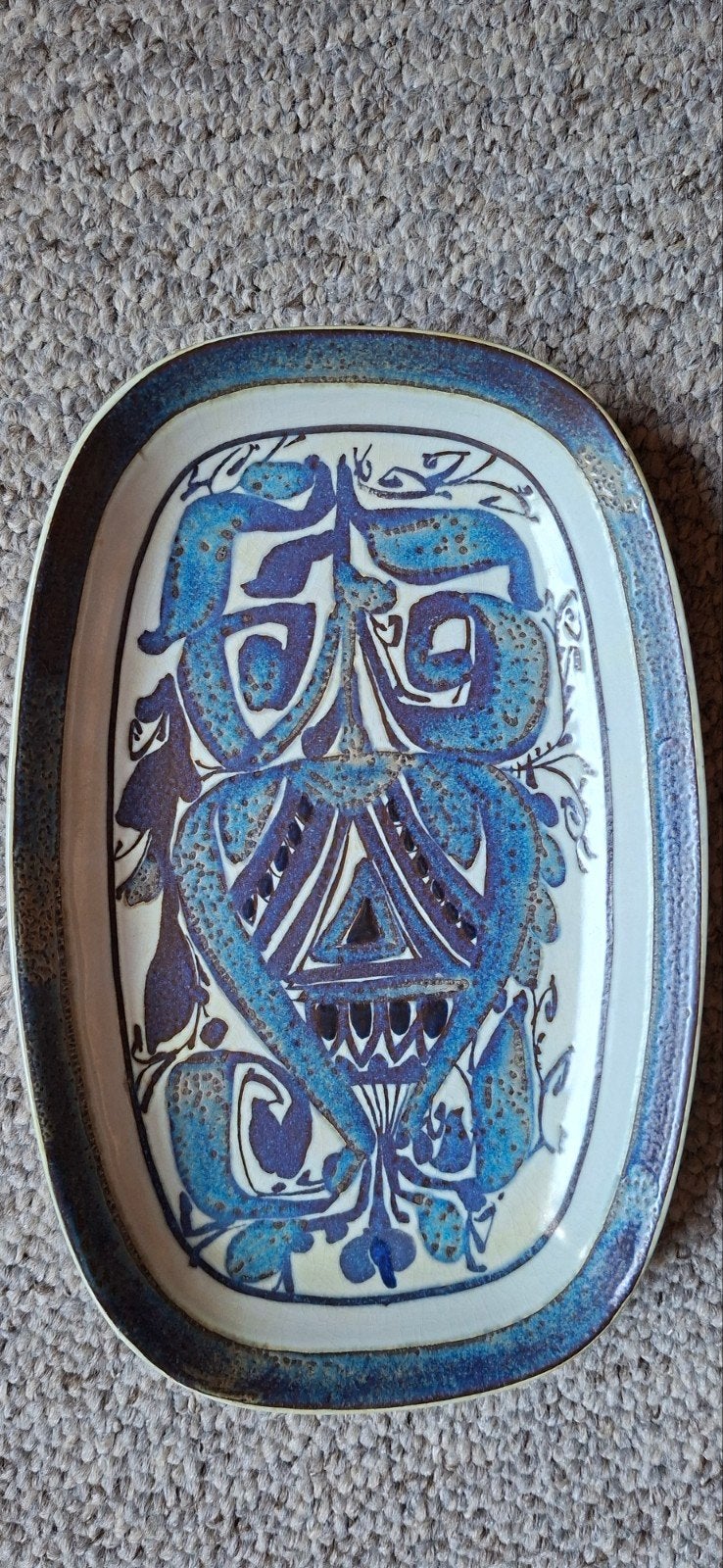 vintage 1950 schaal aluminia deens royal copenhagen keramiek, Antiek en Kunst, Ophalen of Verzenden