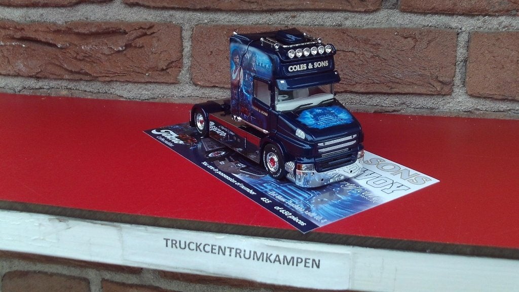 Tekno  Scania  Torpedo  Topline  4 x 2  van  Coles  &  Sons., Hobby en Vrije tijd, Ophalen of Verzenden, Nieuw, Bus of Vrachtwagen