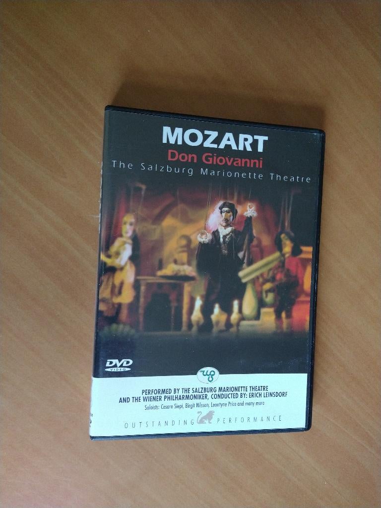 DVD Mozart - Don Giovanni. The Salzburg Marionette Theatre, Alle leeftijden, Ophalen of Verzenden, Zo goed als nieuw