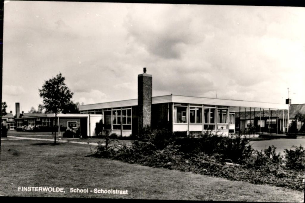 Finsterwolde KVR08 1146 School - Schoolstraat, Verzenden, 1980 tot heden, Ongelopen, Friesland