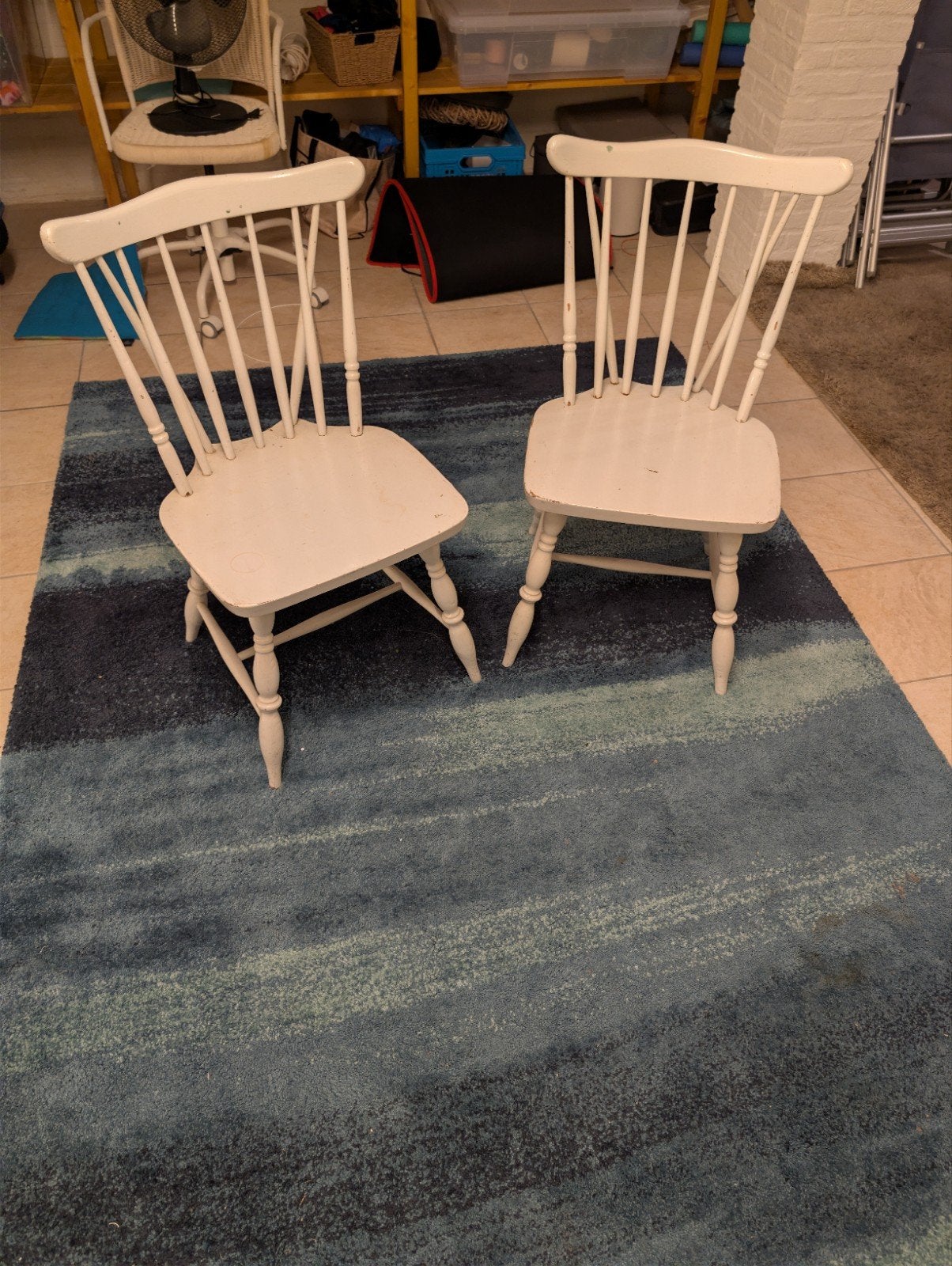 stoelen / eetsttoel, Ophalen, Hout, Vintage Scandinavisch, Twee
