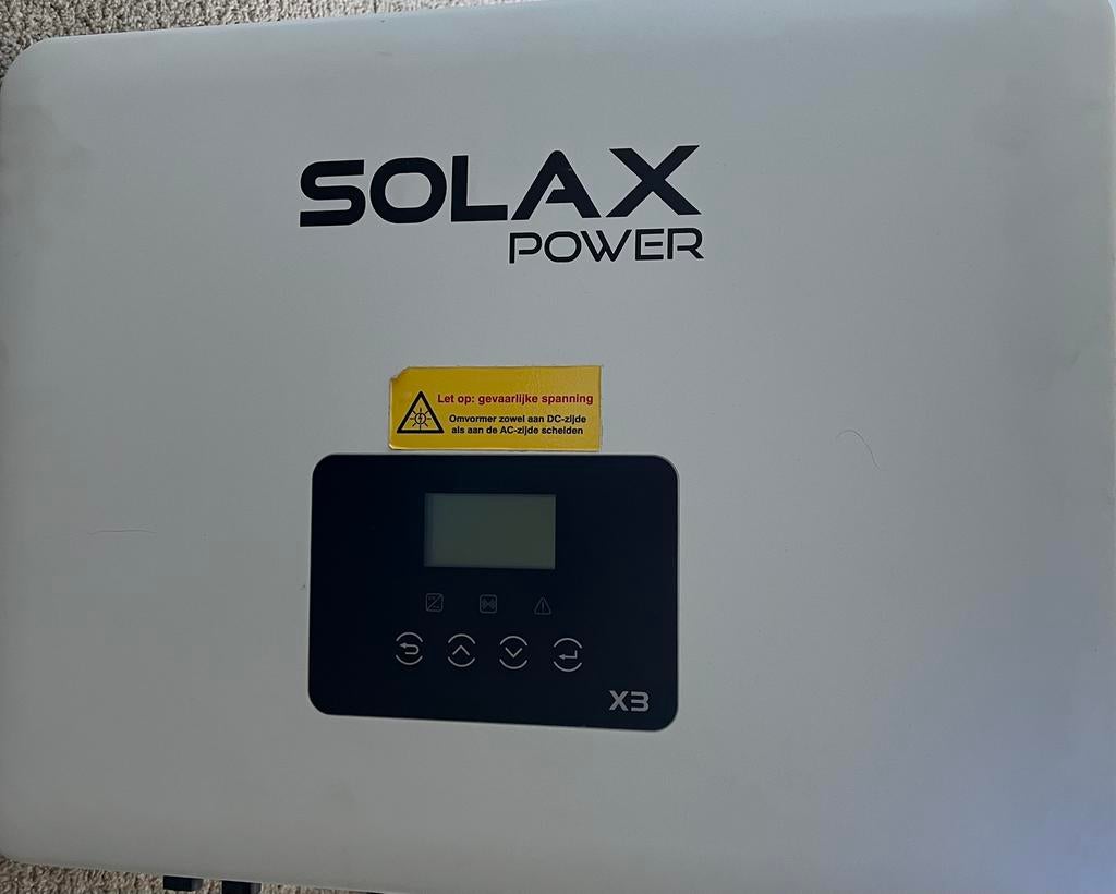 Omvormer zonnepanelen Solax X3 MIC 7,0 TD 3 fase 7kw, Ophalen, Zo goed als nieuw, Overige typen