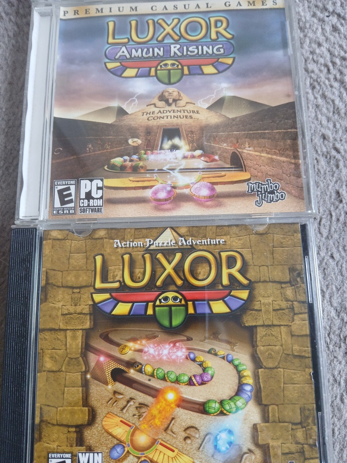 luxor games  3 voor 1.75, 1 speler, Ophalen of Verzenden, Zo goed als nieuw, Vanaf 3 jaar