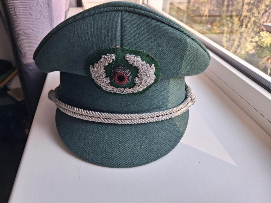Vintage Duitse militaire pet douane  bdr West-Duitsland, Ophalen of Verzenden, Overige soorten, Duitsland, Helm of Baret