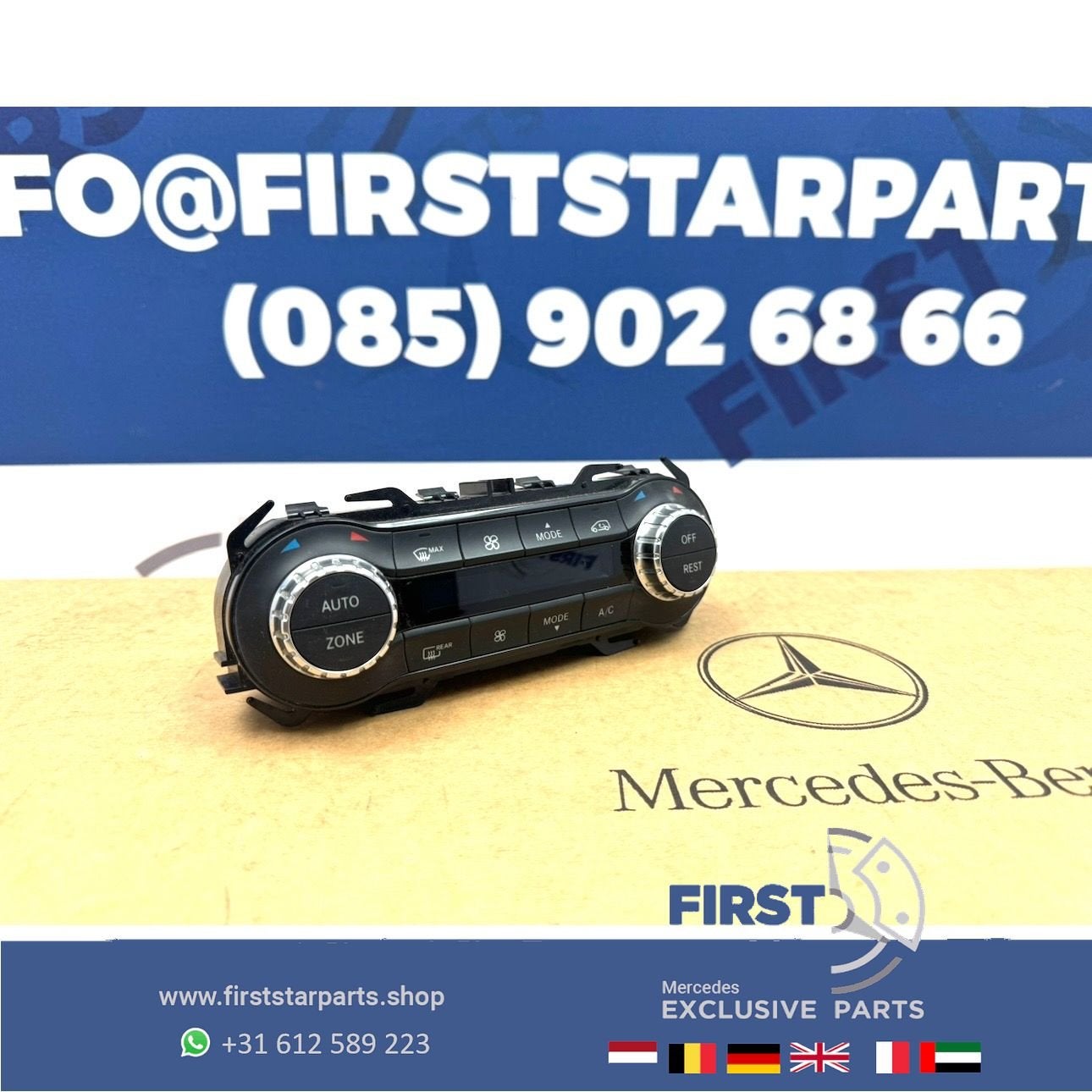 Digitale climatronic airco display A2469008415 Mercedes A Kl, Gebruikt, -, -, Ophalen of Verzenden