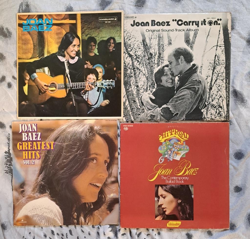 4 Joan Baez LP's: Folklegende op Vinyl, Ophalen of Verzenden, Gebruikt, 12 inch