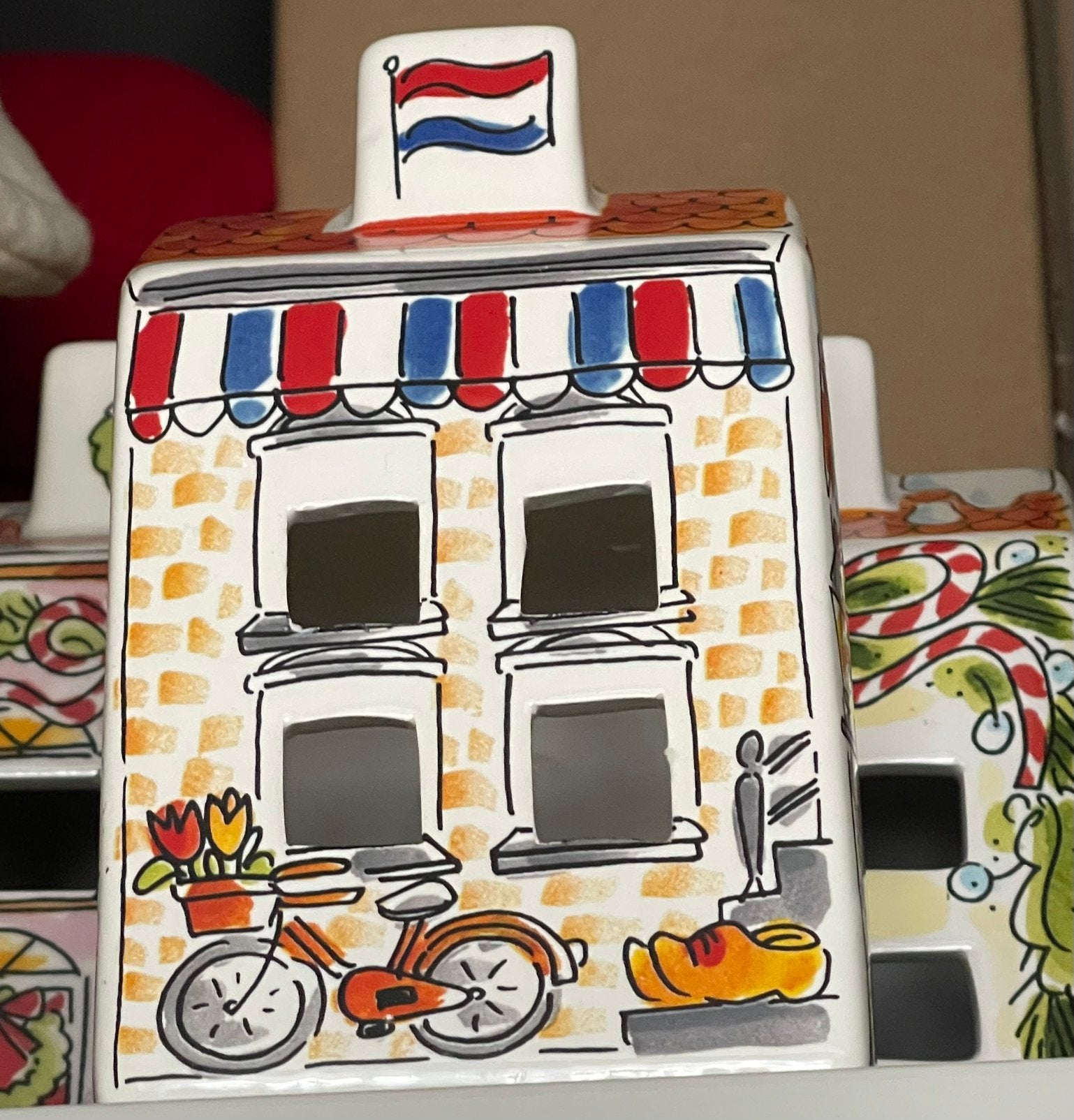 Blond Amsterdam - Theelicht Huisje Holland, Ophalen of Verzenden, Zo goed als nieuw