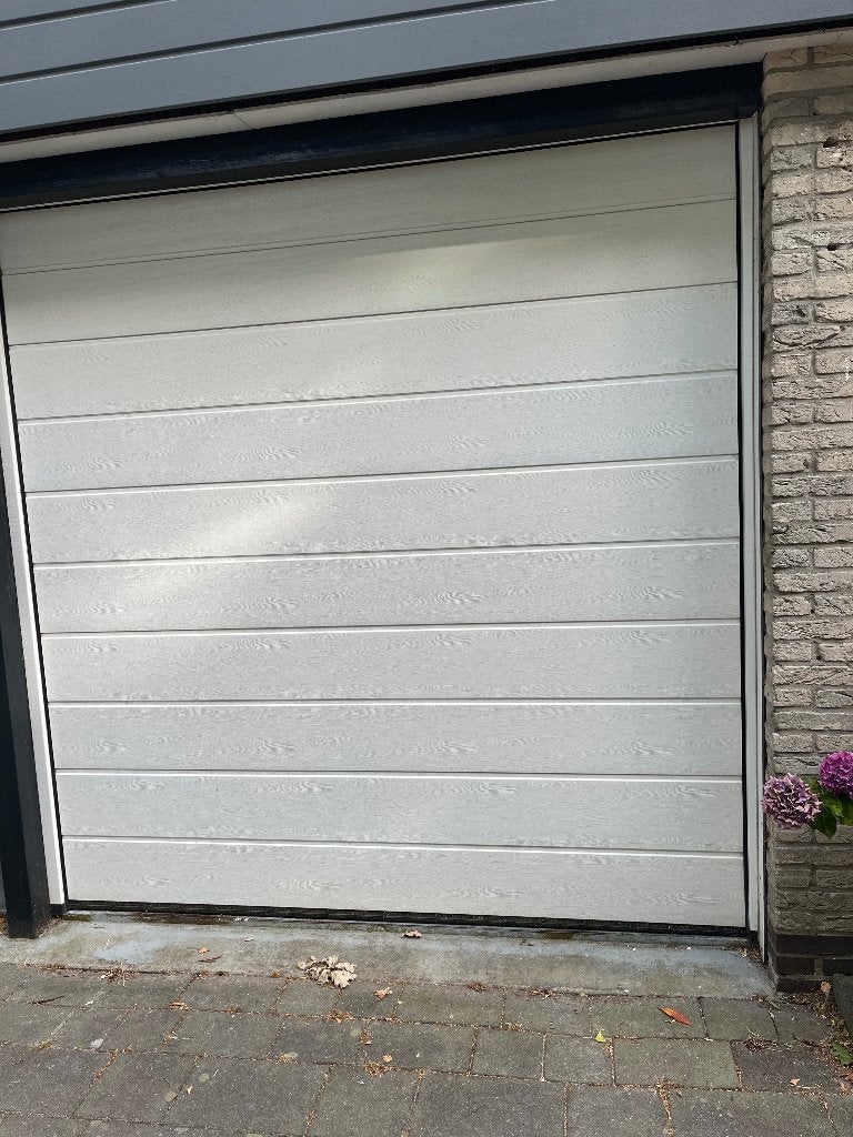 sektionaaldeur, Doe-het-zelf en Verbouw, Ophalen, Gebruikt, 120 cm of meer, Garagedeur