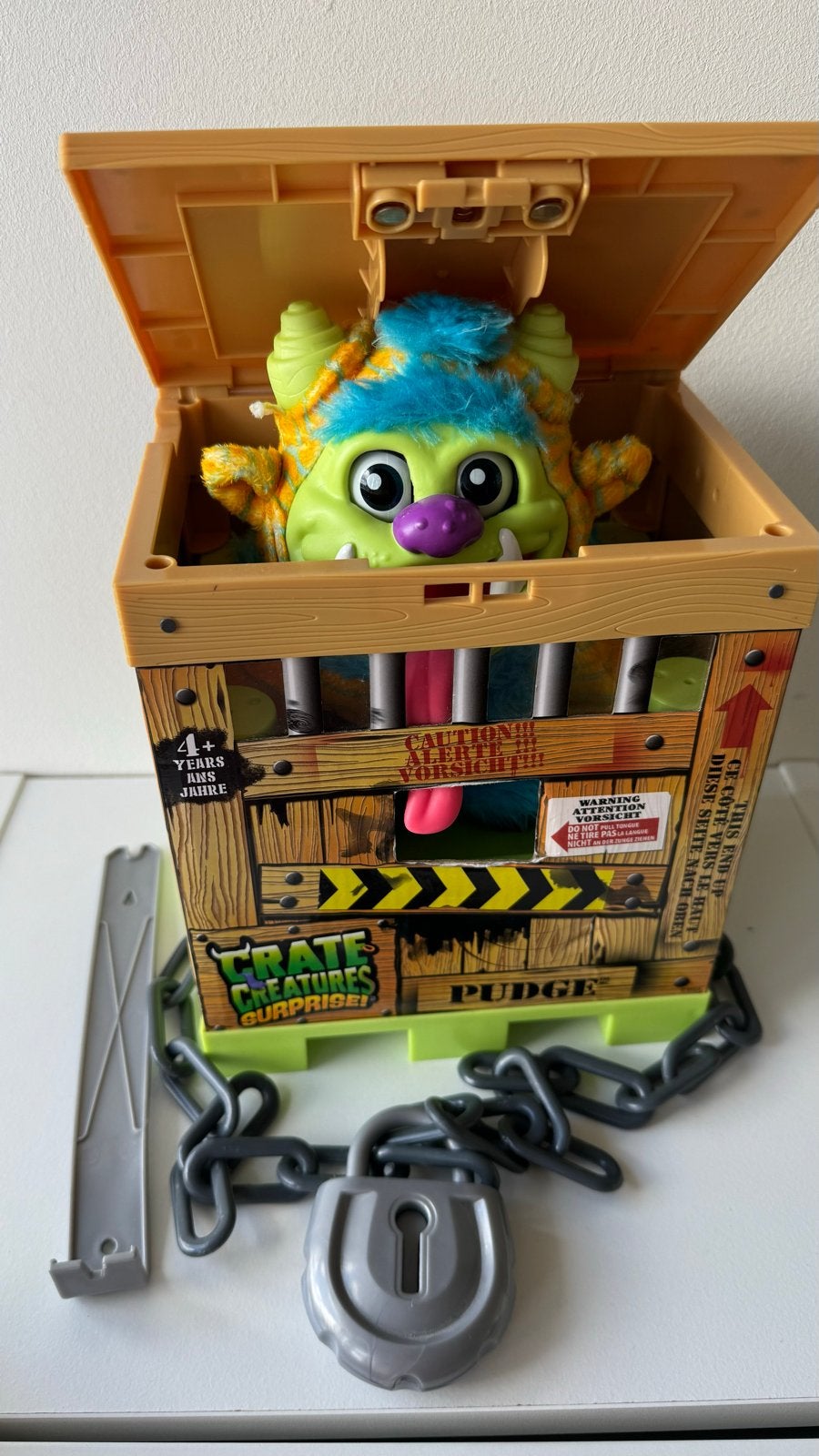 Crate Creatures Surprise Pudge Interactieve Speelgoedfiguur, Ophalen of Verzenden, Zo goed als nieuw, Jongen of Meisje