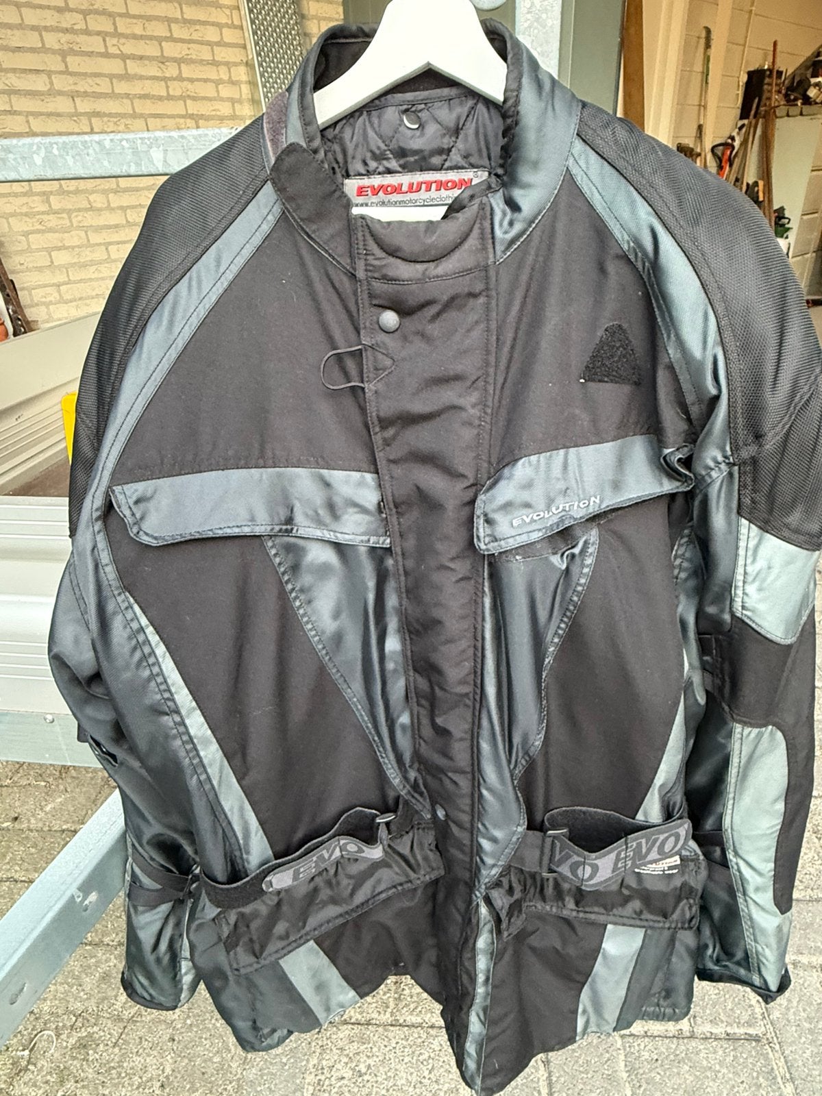 EVOlution motorjas, Motoren, Kleding | Motorkleding, Ophalen of Verzenden, Tweedehands, Heren, Jas | textiel