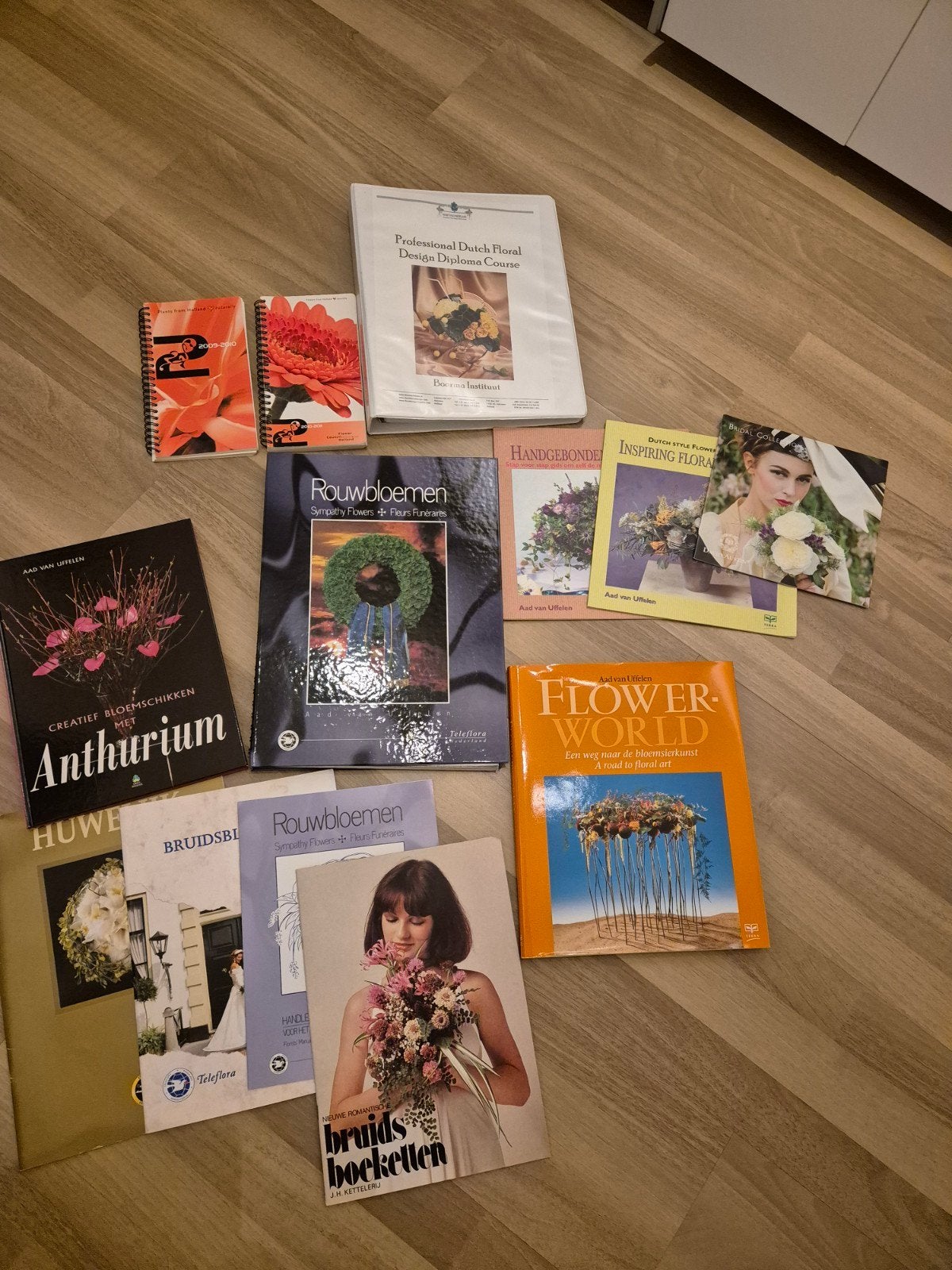 bloemschikken boeken en cursus materiaal, Ophalen, Overige onderwerpen