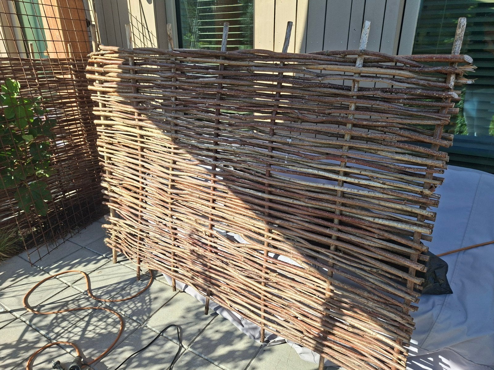 2 Hazelaar schermen , schuttingen, Tuin en Terras, Ophalen, Hout, Minder dan 3 meter, 1 tot 2 meter