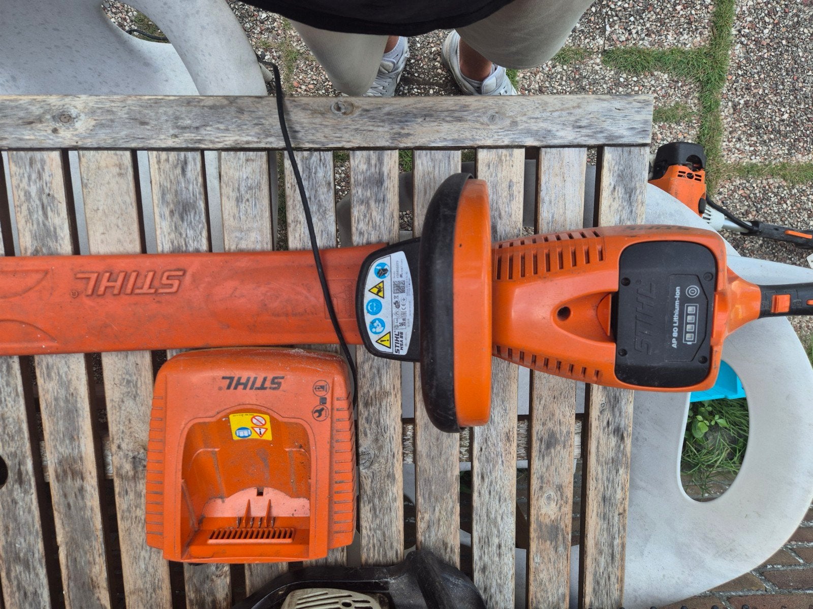 Stihl HSA 86 Accu Heggenschaar met Accu en Lader, Ophalen, Gebruikt, Accu, Stihl