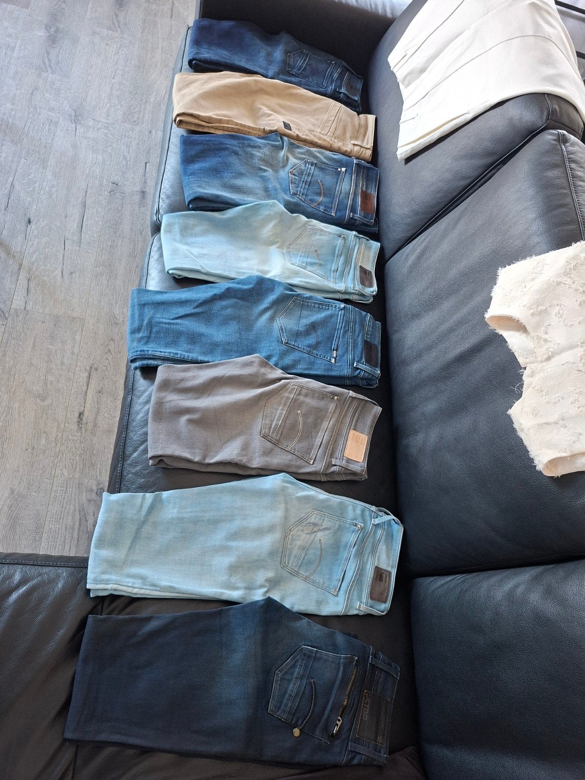 skinny g.starr broeken 8 stuks, Ophalen of Verzenden, Zo goed als nieuw, Blauw, W28 - W29 (confectie 36)